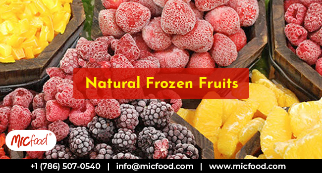natural frozen fruits