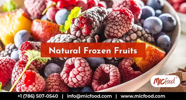 natural frozen fruits